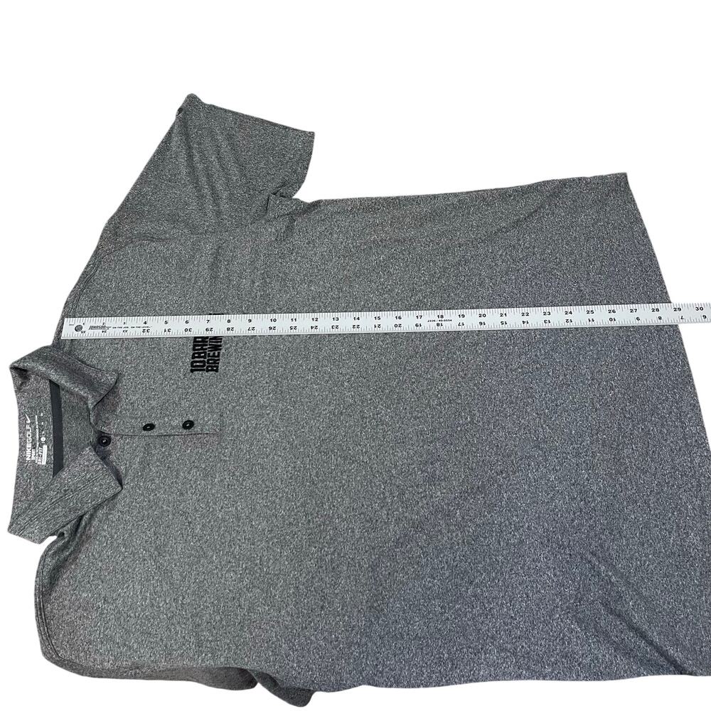 Nike Golf Dri-Fit Polo 10 Barrel Brewing Co Heather Gray XL - Picture 6 of 6